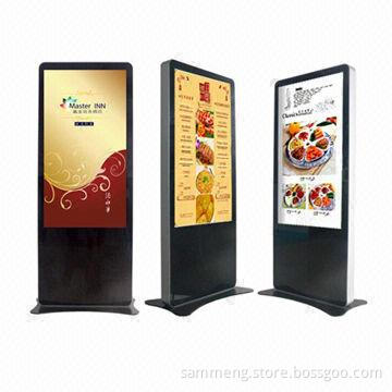 55-inch Network LCD Advertising Players with stand, support all formats